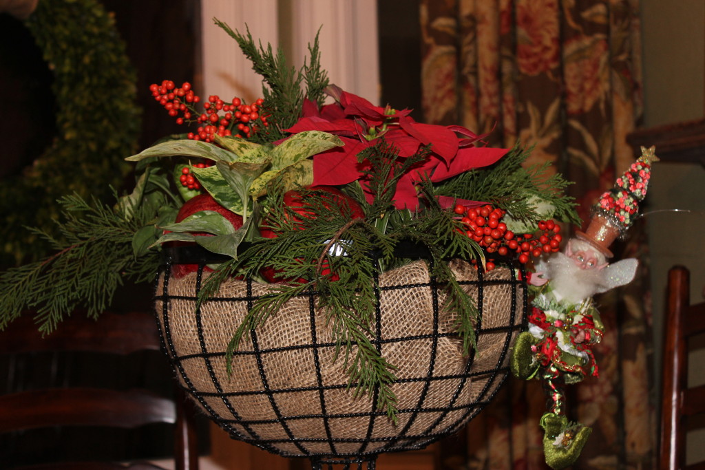 Christmas grocery store centerpiece